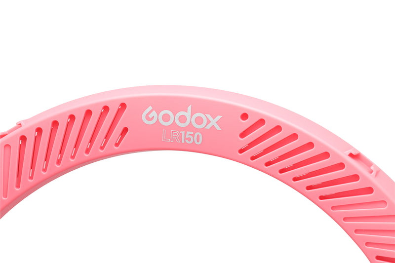 Godox Two Colors 12'' LR120 18'' LR150 Bi-color LED Ring Light 3000-6000K with Flexible Phone Holder