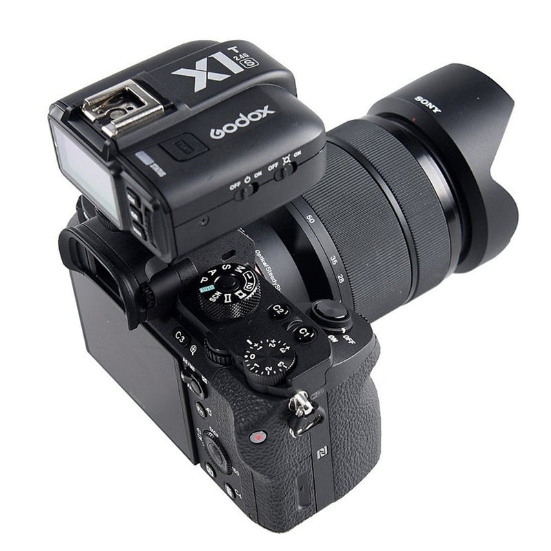 Godox X1S Hot Shoe Sync Terminal 2.4 GHz Wireless Flash Trigger TTL for Sony Camera 32 Channels Max Sync Speed 1/8000 Second